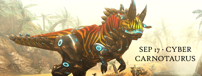 September 17: Cyber Carnotaurus